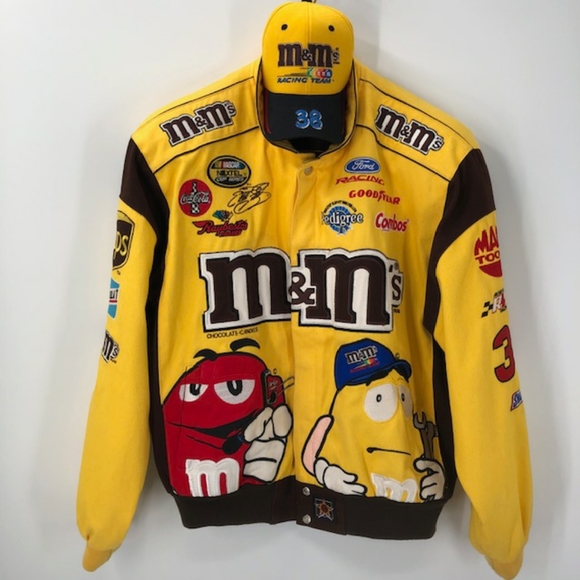 Nascar Saddler 38 Mens Jacket Hat 